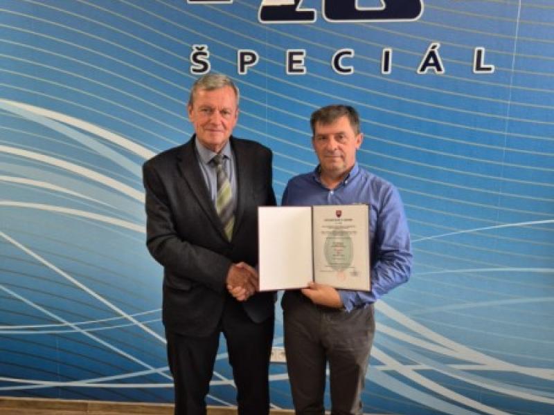 Odovzdávanie osvedčení o zhode v ZTS-ŠPECIÁL, a.s.