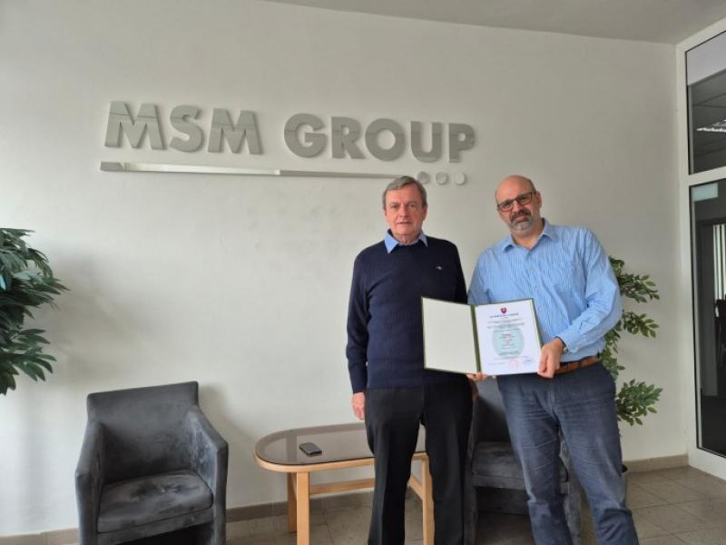 ODOVZDÁVANIE OSVEDČENÍ O ZHODE