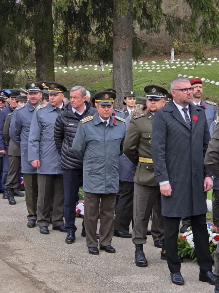 SPOMIENKA NA UKONČENIE 1. SVETOVEJ VOJNY NA VOJENSKOM CINTORÍNE
